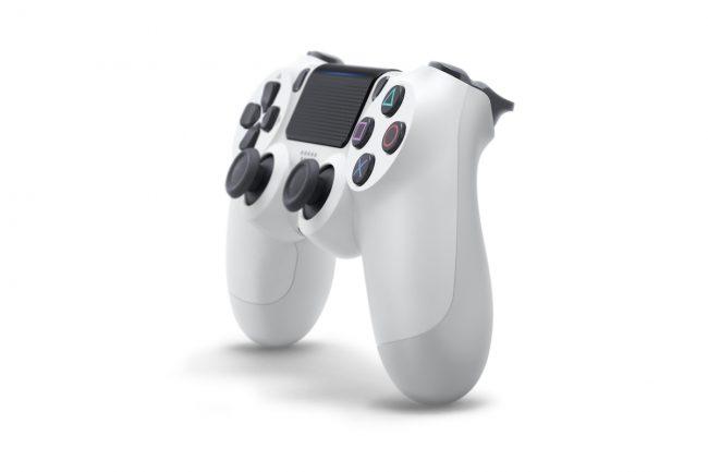 Białe PS4 Slim - PlayStation 4 Mroźna biel class="wp-image-538366" 