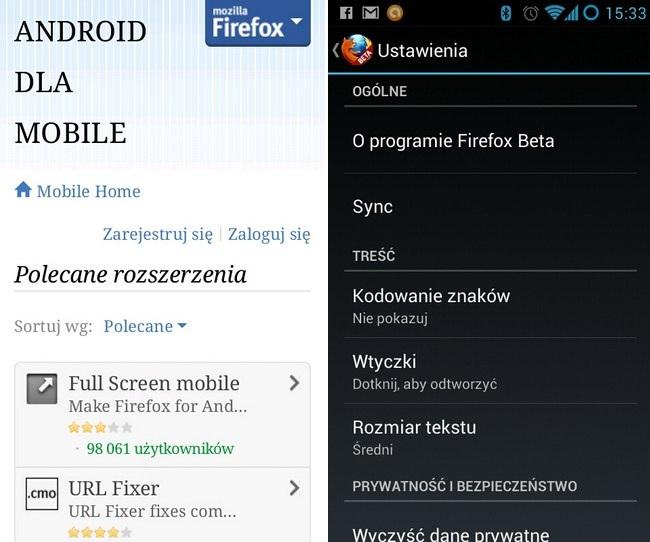 Firefox Mobile 17 