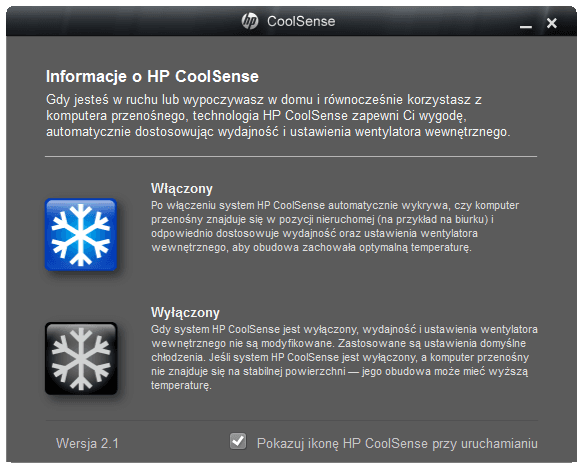 HP CoolSense 
