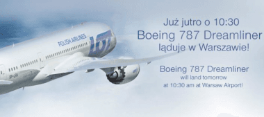 Polacy jako pierwsi w Europie polecą nowym Boeingiem 787 Dreamliner