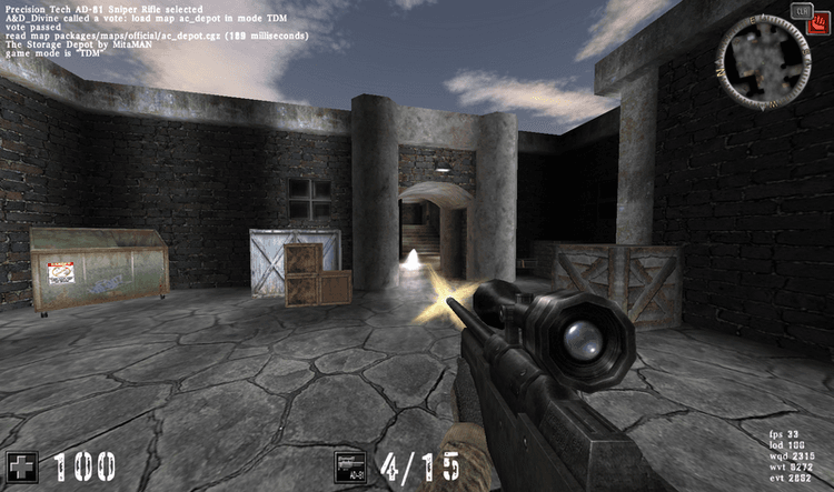 Screenshot z gry AssaultCube &#8211; wikipedia.org 