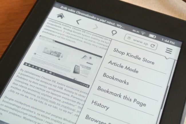 kindle paperwhite article mode 
