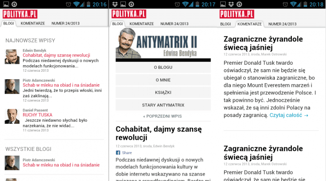 mobilna strona polityka-pl 