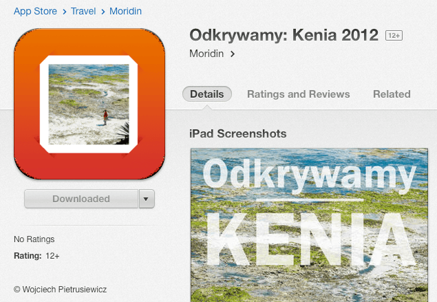 odkrywamy kenia 2012 app store 