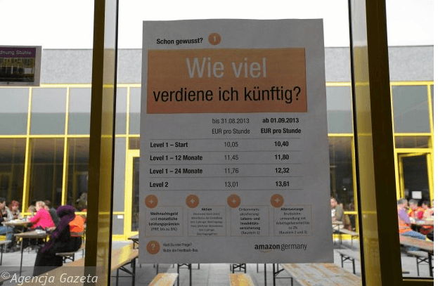 niemiecki amazon zarobki 