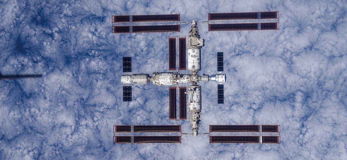 Po raz pierwszy zobaczyliśmy całą chińską stację kosmiczną. Widok niesamowity, ona jest wielka