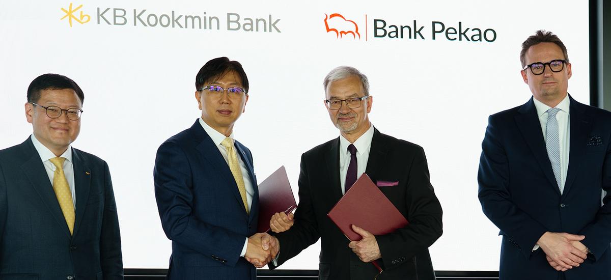 Bank Pekao i KB Kookmin Bank podpisanie umowy 1