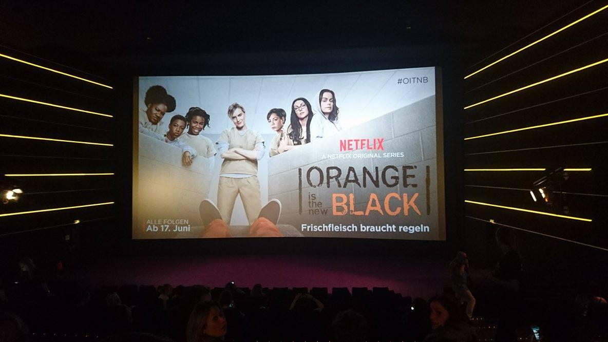 Sala kinowa podczas pokazu &quot;Orange Is the New Black&quot; 