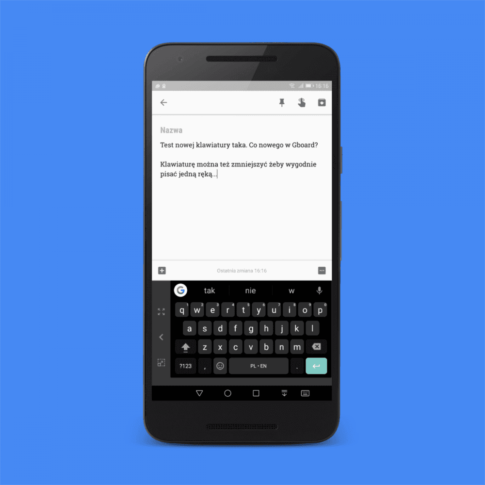 Google Gboard - aktualizacja najlepszej klawiatury na Androida class="wp-image-561159" 