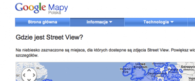 Google Street View działa w Polsce!