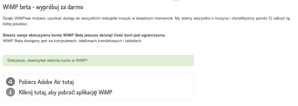 WiMP &#8211; Adobe Air 