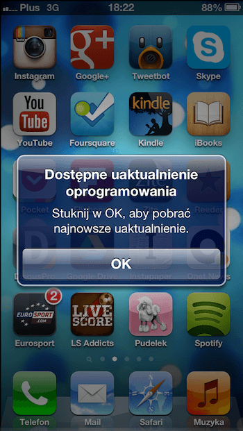 iPhone 5 iOS 6.01 alert 