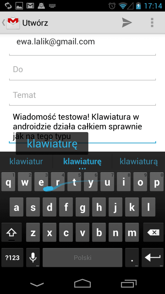 klawiatura android 4.2 