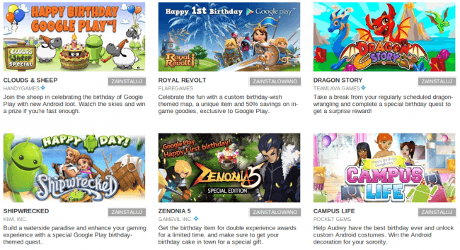 urodziny google play 
