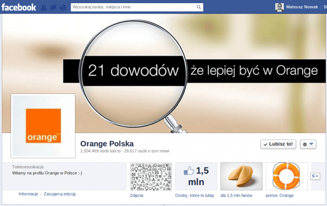 orange facebook 