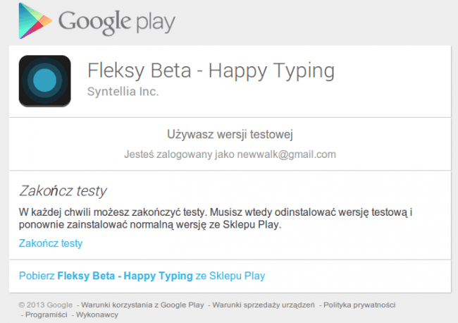 fleksy beta testy 