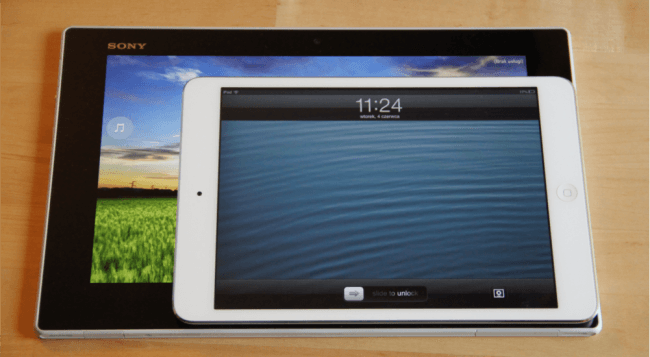 Sony Xperia Tablet Z iPad mini 1 