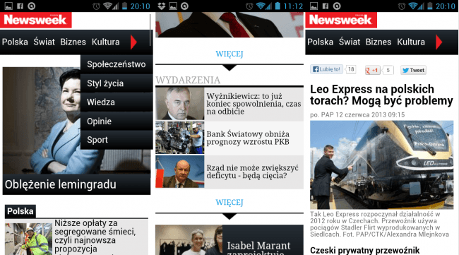 mobilna strona newsweek-pl 