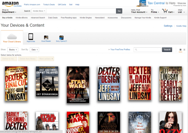 Manage Your Kindle Books 