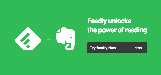 feedly evernote 