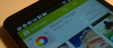 W sklepie Play pojawiła się nowa aplikacja od Google &#8211; jest to Aparat
