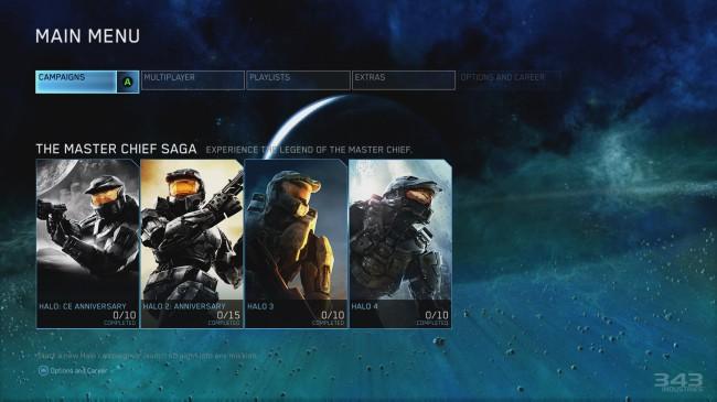 E3 2014 Halo The Master Chief Collection Menu &#8211; The Legend&#8217;s Journey 