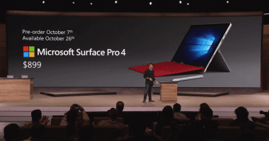 O takim tablecie marzę! Microsoft prezentuje Surface Pro 4