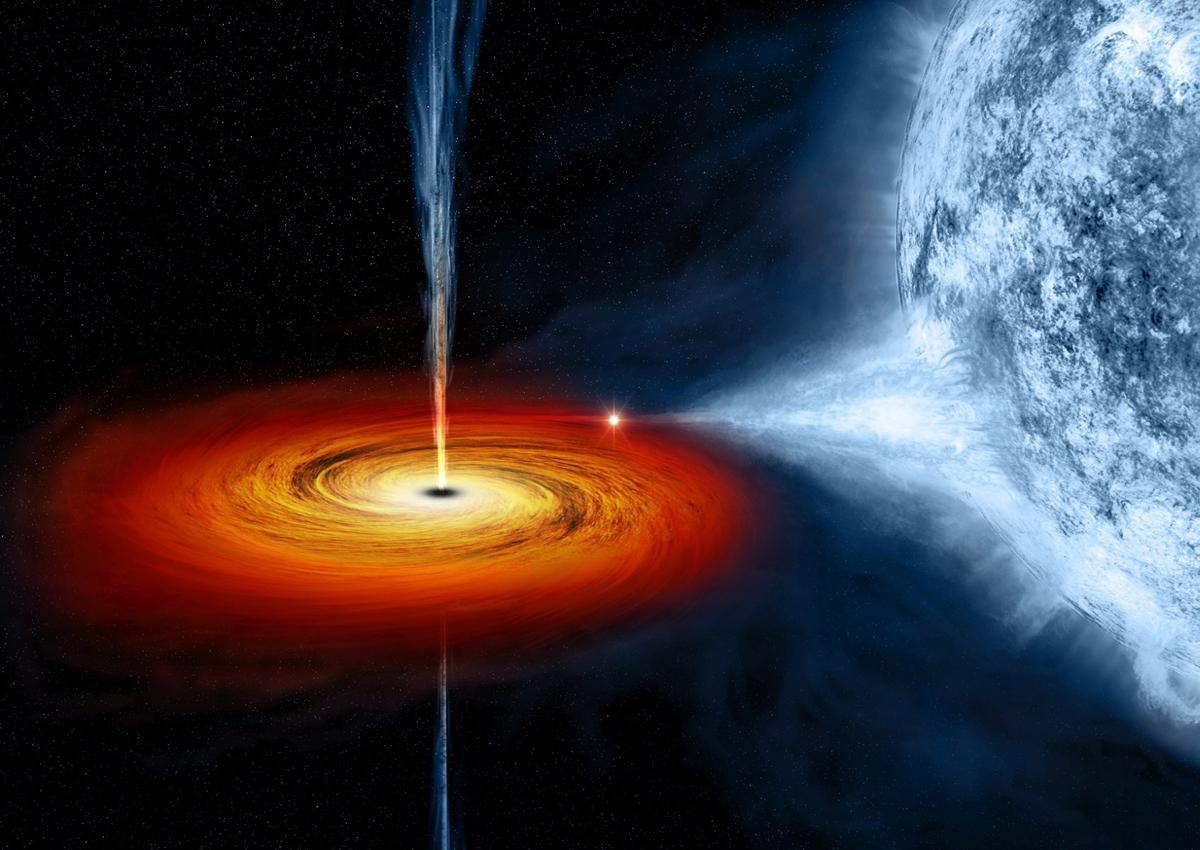Co jedzą supermasywne czarne dziury?