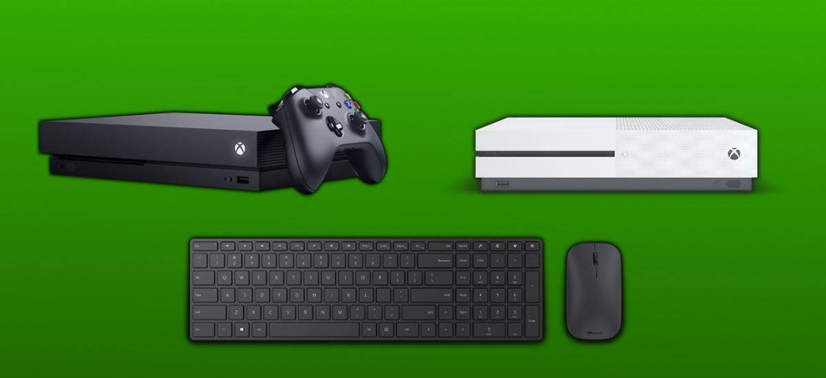 Xbox One granie myszką