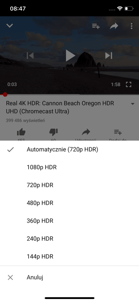 iPhone X YouTube HDR class="wp-image-730221" 