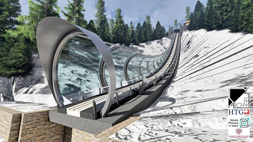 Skoki narciarskie w tunelu? Oto polski projekt dla Wielkiej Krokwi