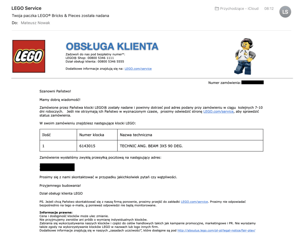 Brakujący klocek Lego: producent wyśle go pocztą. class="wp-image-1065201" title="Brakujący klocek Lego: producent wyśle go pocztą." 