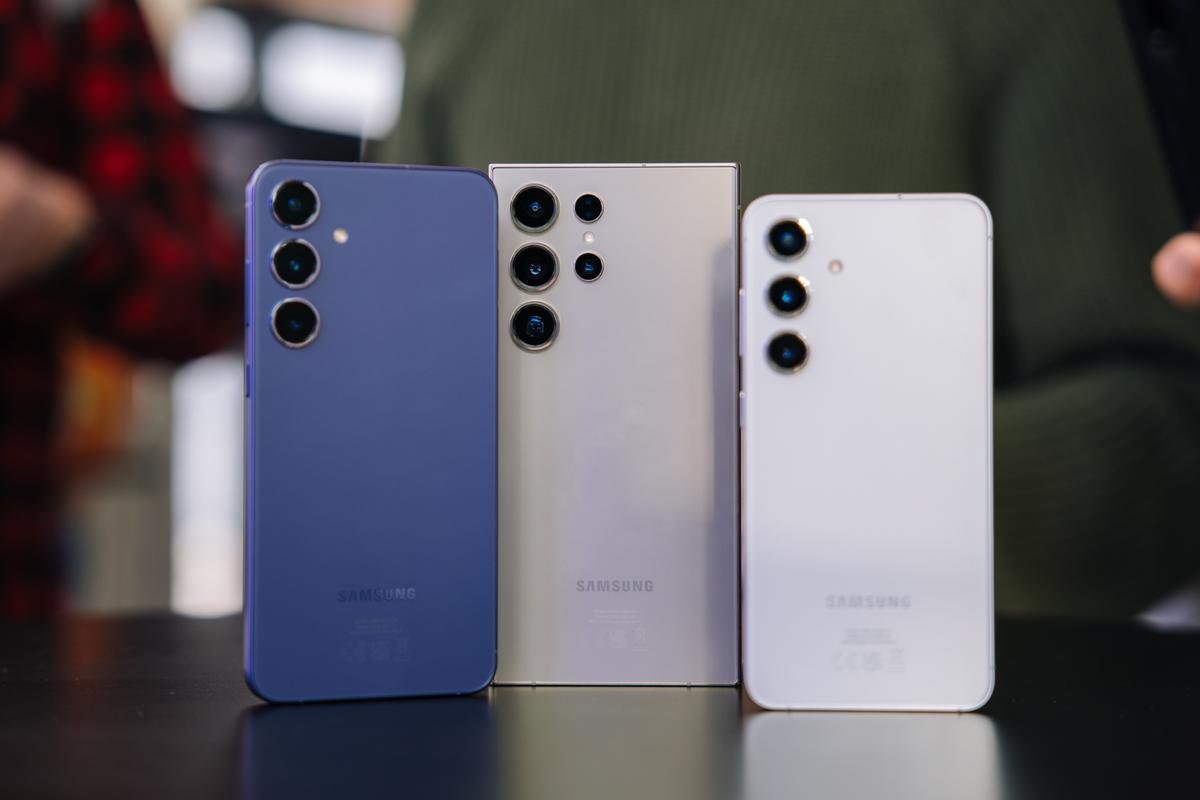 Samsung Galaxy S24, S24+ i S24 Ultra, fot. Krzysztof Basel. 
