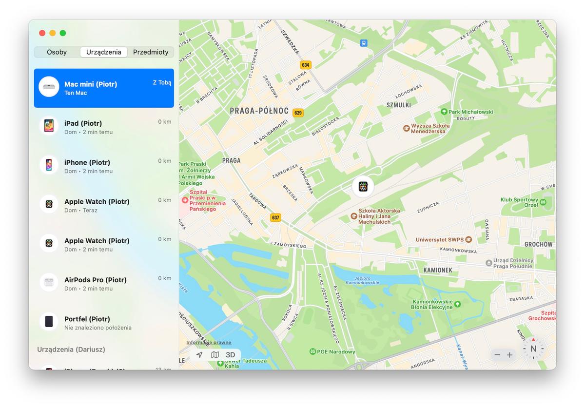 apple znajdz zgubiony skradziony telefon 1 mapa 